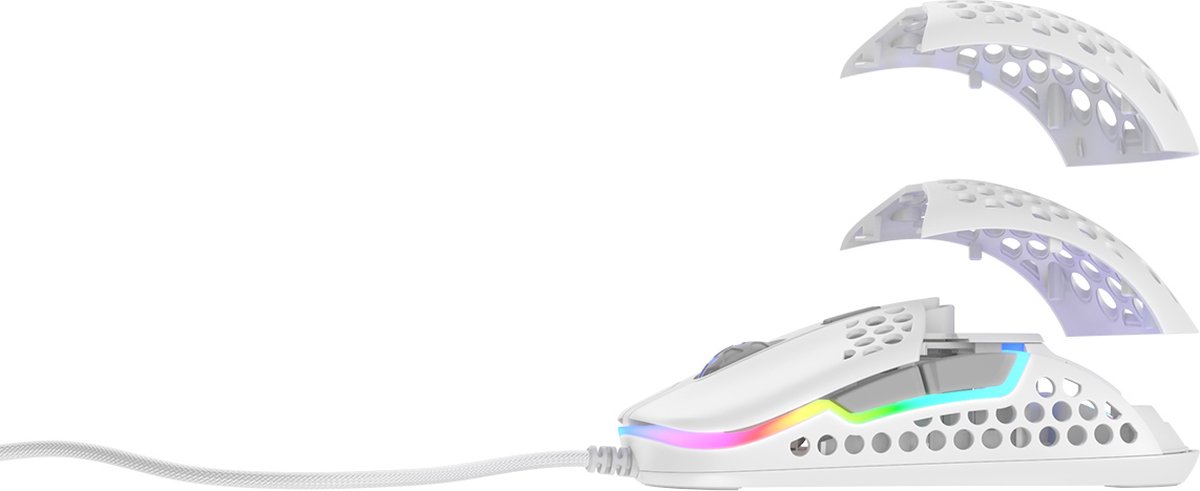 M42 RGB Ultra-Light Gaming Mouse - White - afbeelding 10