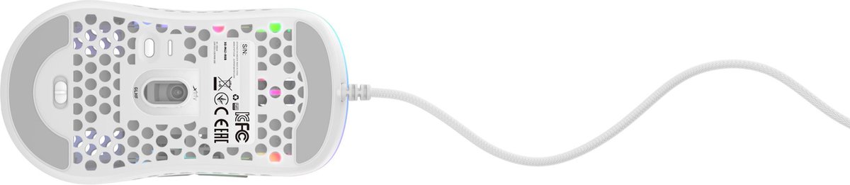 M42 RGB Ultra-Light Gaming Mouse - White - afbeelding 5