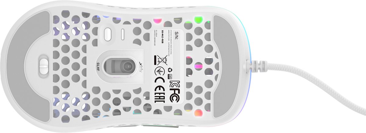 M42 RGB Ultra-Light Gaming Mouse - White - afbeelding 7