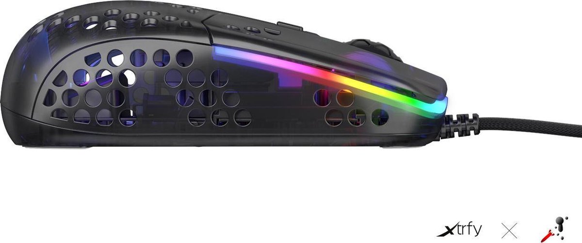 Cherry Xtrfy Mz1 Zy'S Rail Gaming Van Muis Rocket Jump Ninja - afbeelding 3