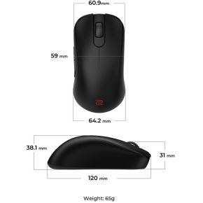BenQ ZOWIE S2-DW muis Gamen Rechtshandig RF Draadloos 3200 DPI - afbeelding 7