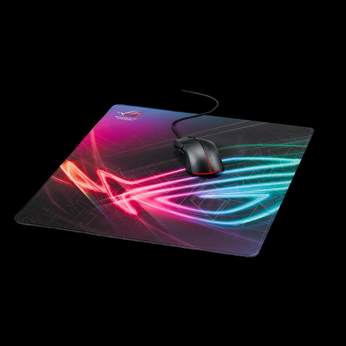 Asus rog strix edge multi kleuren g 4 orig - ASUS ROG Strix Edge Multi Kleuren Game-Muismat 40x45 cm Muismat