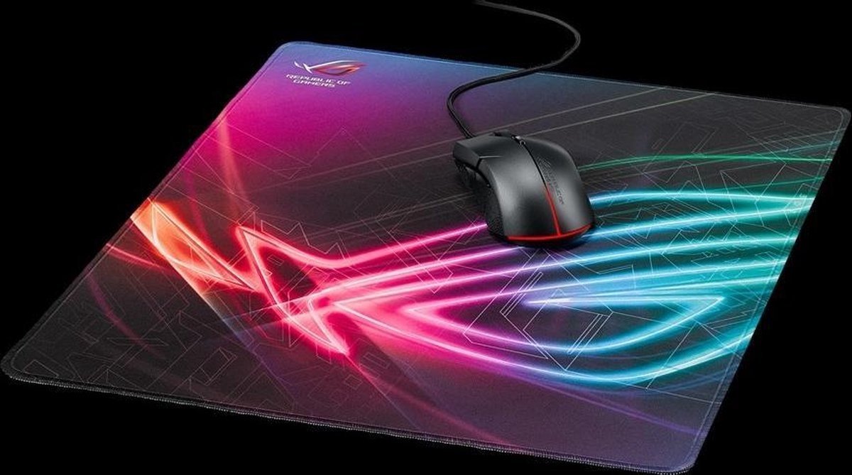 Asus rog strix edge multi kleuren g 9 orig - ASUS ROG Strix Edge Multi Kleuren Game-Muismat 40x45 cm Muismat