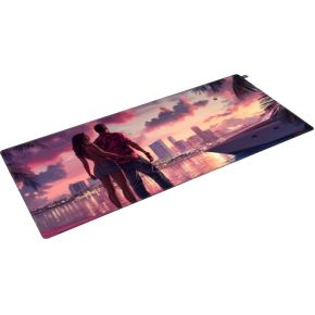 Cherry xtrfy gp5 miami sunset muismat 2 orig - Cherry JA-G0571 40x92 cm Muismat