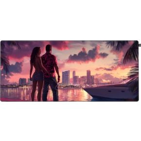 Cherry xtrfy gp5 miami sunset muismat 3 orig - Cherry JA-G0571 40x92 cm Muismat