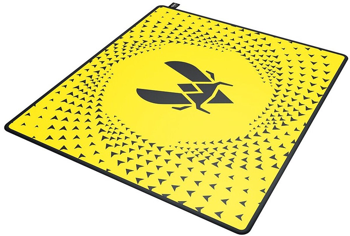 Cherry xtrfy gp5 vitality yellow game 4 orig - CHERRY Xtrfy Gp5 Vitality Yellow Game-Muismat 46x40 cm Muismat