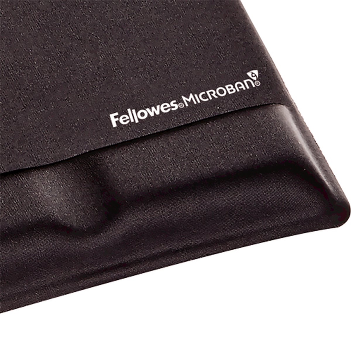 Fellowes health v fabrik muismat met po 3 orig - Fellowes Health-V Fabrik 20,5x25 cm Muismat (zwart)