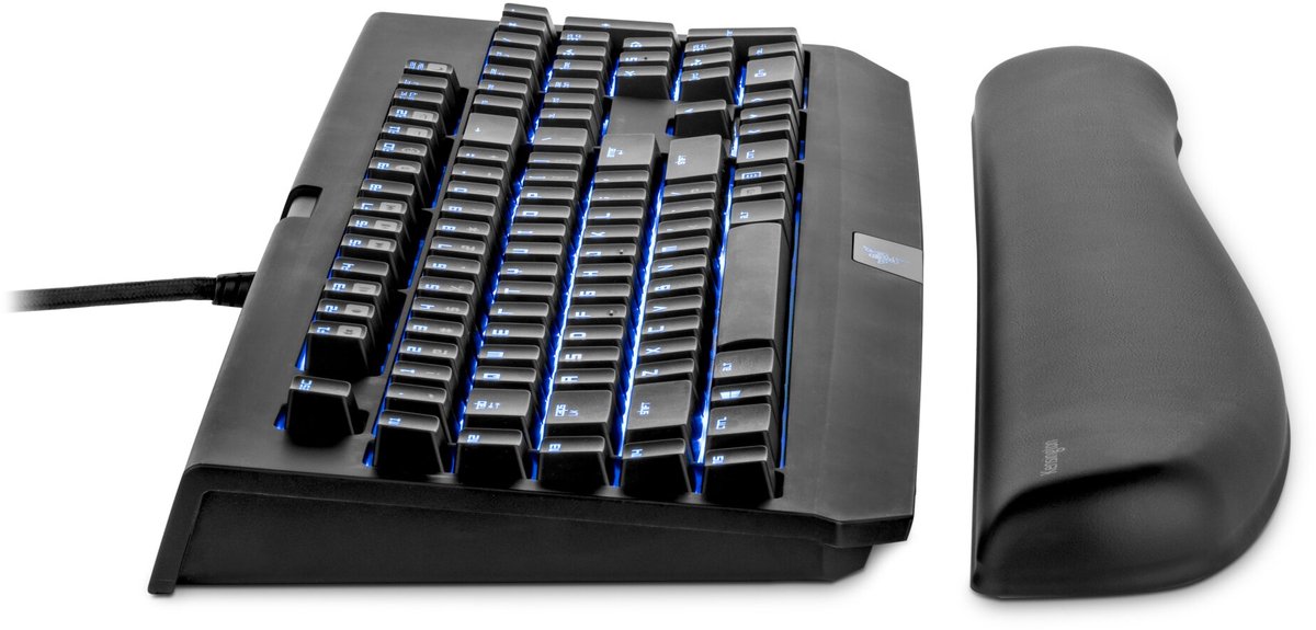 Kensington ergosofttm wrist rest for mech 3 orig - Kensington Wrist Rest For Mechanical 46,3x7,9 cm Muismat (zwart)