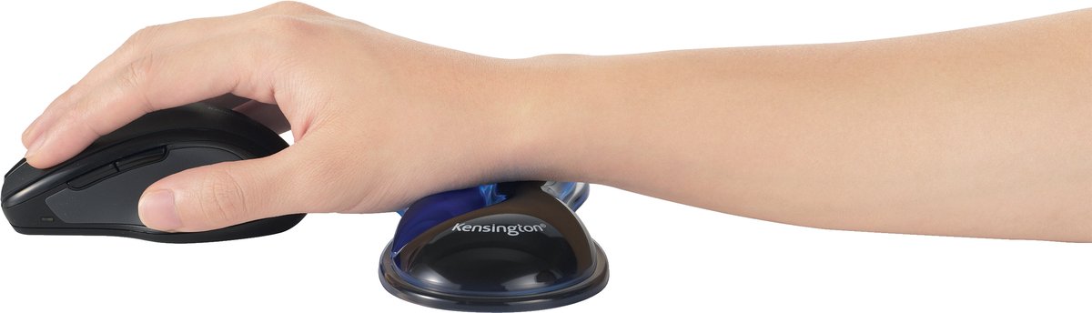 Kensington slim ergonomische duo gel muis 9554841 5 orig - Kensington Slim Ergonomische Duo Gel 19,5x7,5 cm Muismat (zwart)