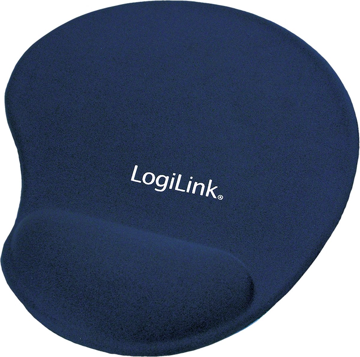 Logilink id0027b muismat met polssteun 2 orig - LogiLink Id0027B 23x19,5 cm Muismat (blauw)