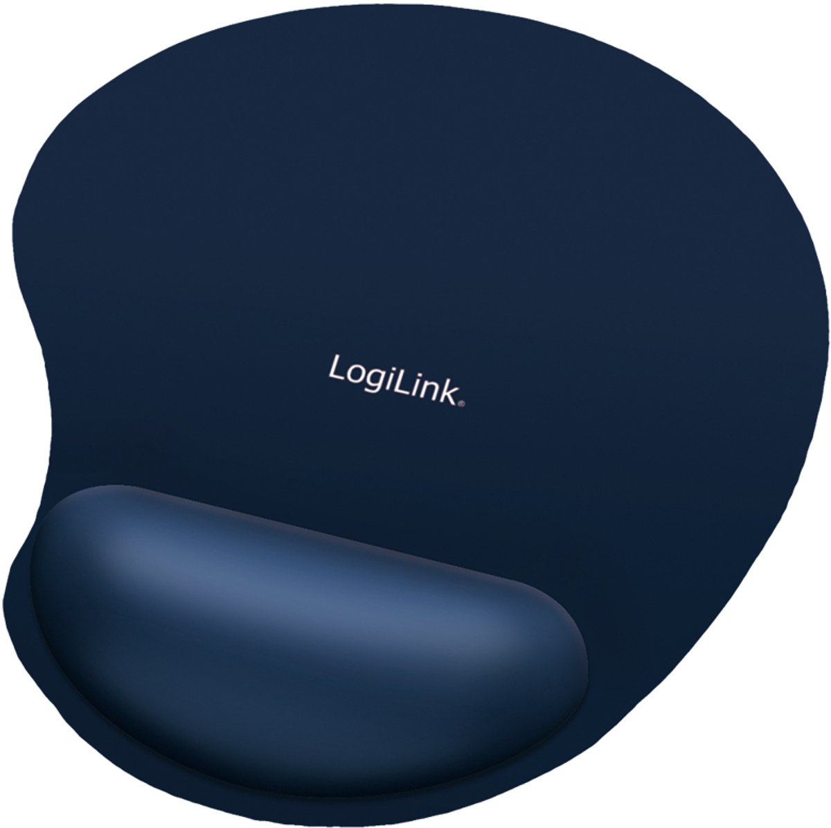 Logilink id0027b muismat met polssteun 9 orig - LogiLink Id0027B 23x19,5 cm Muismat (blauw)