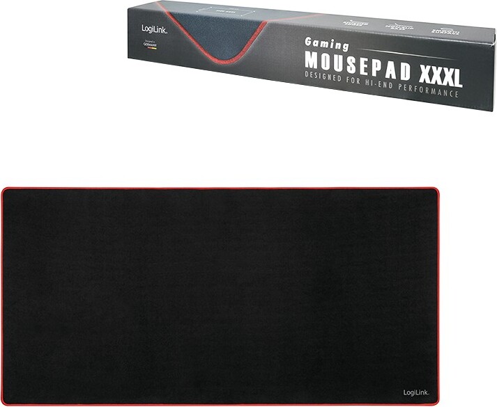 Logilink id0216 muismat zwart 5 orig - Logilink ID0216 120x60 cm Bureaumat (zwart)