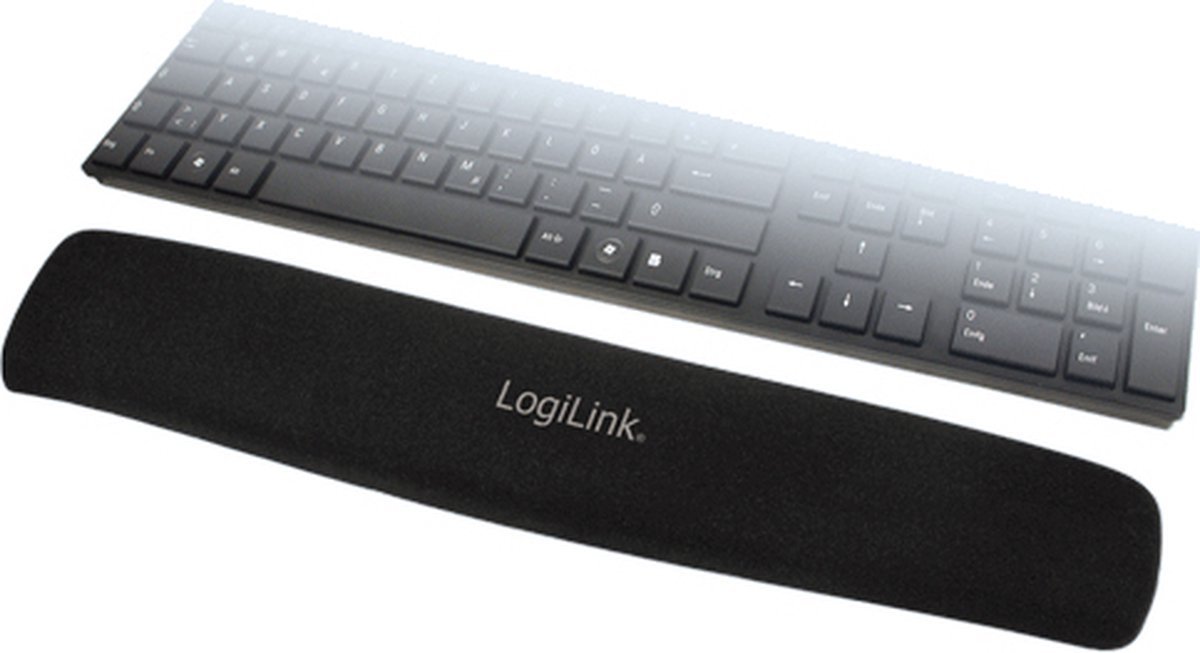 Logilink keyboard gel pad black