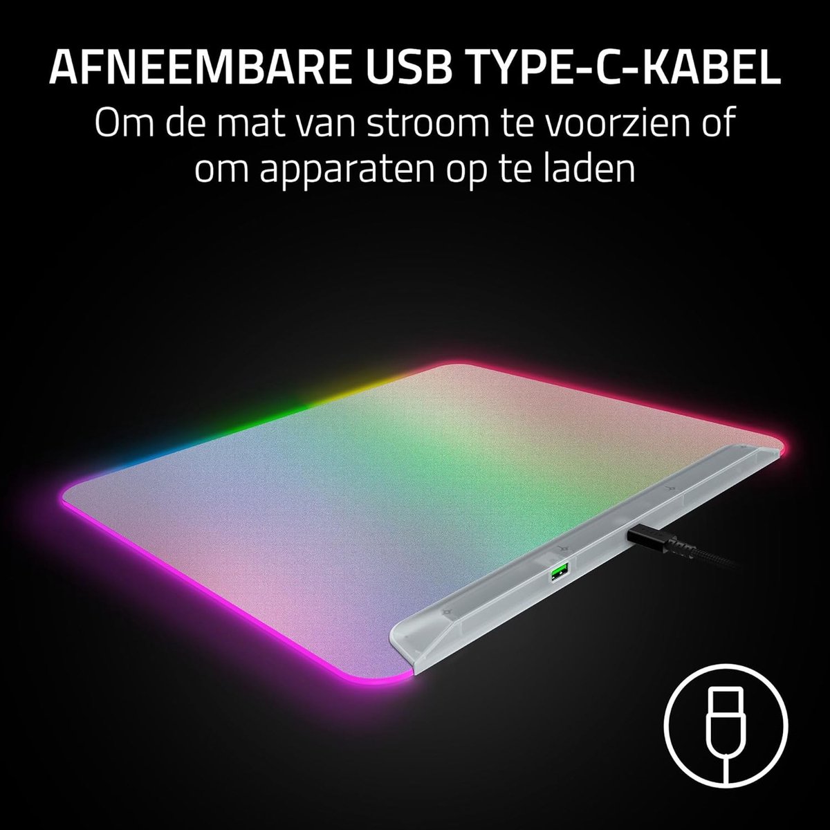 Razer firefly v2 pro muismat antisli 5 orig - Razer Firefly V2 Pro 36x31 cm Muismat (wit)