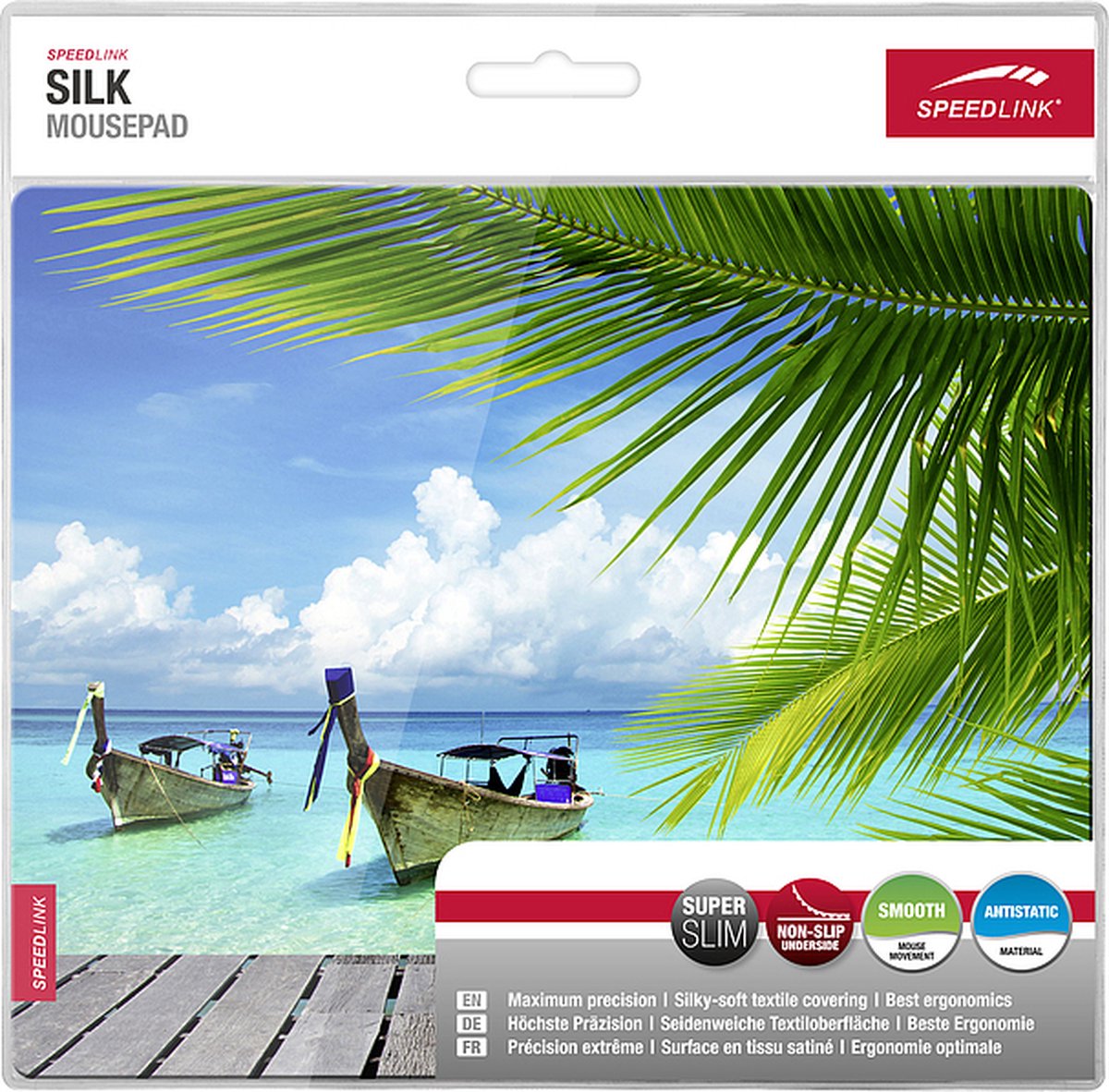 Speedlink silk mousepad paradise 2 orig - Speedlink Silk Mousepad Paradise 23x19 cm Muismat (meerkleurig)