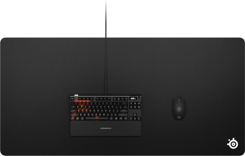Steelseries qck 3xl muismat 4 orig - SteelSeries QcK 3XL 122x59 cm Muismat (zwart)