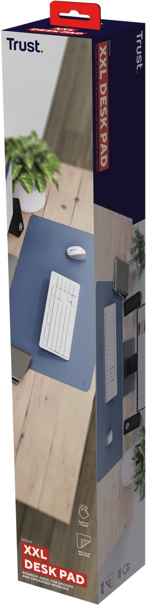 Trust benya xxl bureaumat 90x43 cm p 9554703 7 orig - Trust Benya 90x43 cm Bureaumat (blauw)