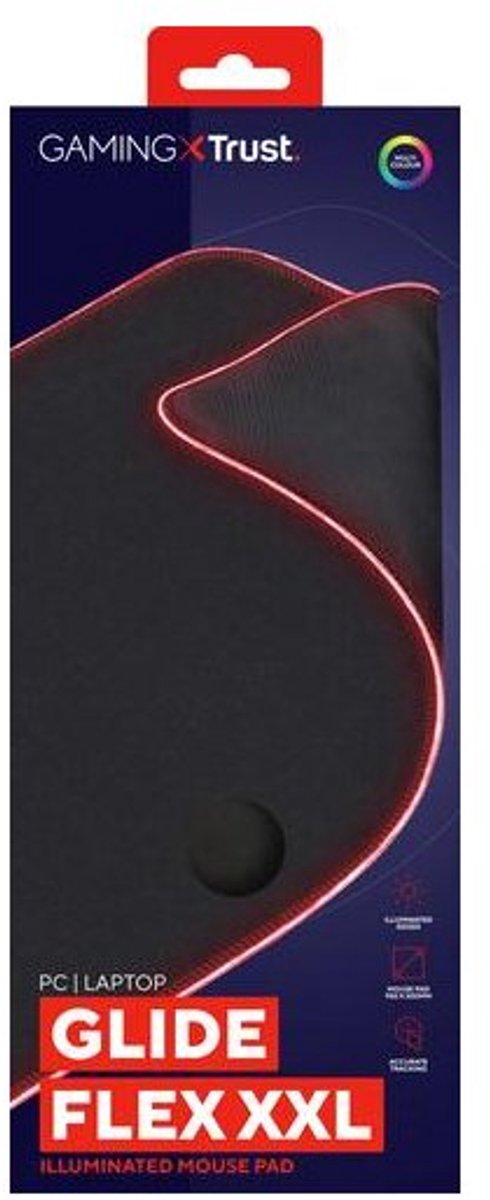 Trust gxt 764 glide flex muismat xxl 8 orig - Trust Gxt 764 Glide-Flex 93x30 cm Muismat (zwart)
