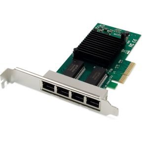 Digitus 4-Port Gigabit Ethernet PCI Express Network Card