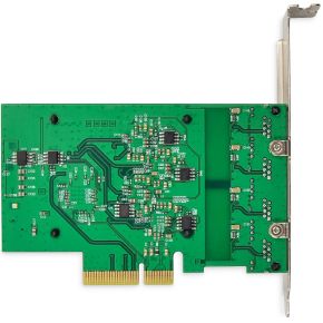 Digitus 4 Port 2.5 Gigabit Ethernet network card, RJ45, PCI Express Netwerkkaart - afbeelding 2
