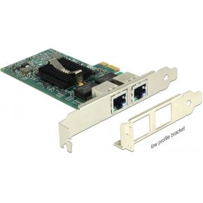 PCI Express x1 Network Card Gigabit LAN 2 x RJ45 - afbeelding 2
