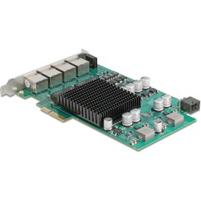 PCI Express x4 Netwerkkaart 4-Poorts Gigabit LAN PoE+ - afbeelding 3