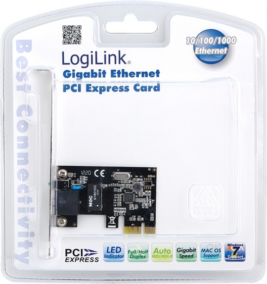 Logilink pc0029a netwerkkaart 1 gbit s 3 orig - LogiLink Gigabit PCI Express Network Card