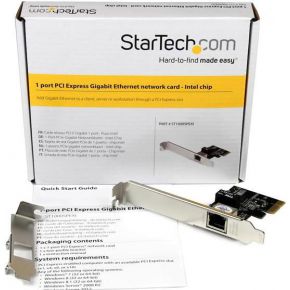 StarTech.com 1-Port PCIe Gigabit Ethernet Network Card Intel I210-AT - afbeelding 5