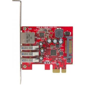 StarTech.com 3-poorts PCI Express USB 3.0-kaart met gigabit Ethernet - afbeelding 2