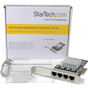 StarTech.com 4-Port Gigabit Ethernet Network Card - PCI Express, Intel I350 NIC - afbeelding 5