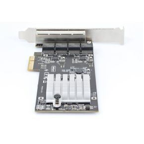 StarTech.com 4-Port 2.5Gbps NBASE-T PCIe Network Card Intel I225-V - afbeelding 4
