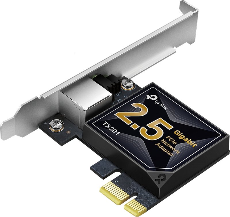 Tp link 2 5 gigabit network adapt ethe - TP-Link TX201 2.5 Gigabit PCIe Network Adapter