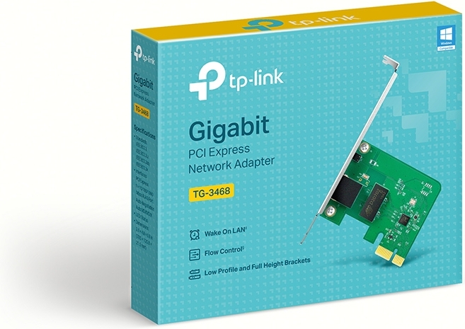 Tp link tg 3468 network card 2 orig - TP-Link TG-3468 Gigabit PCI Express Network Adapter