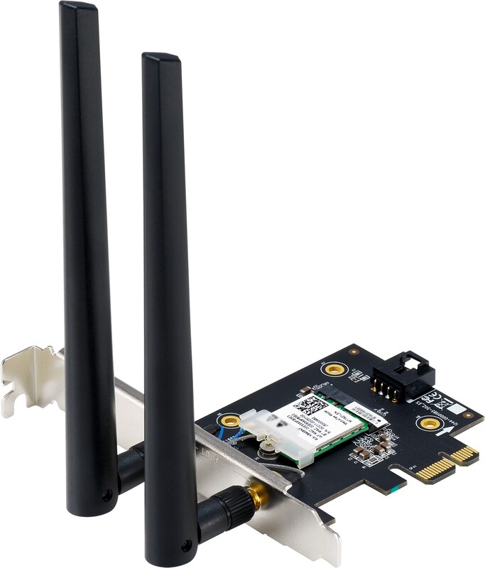 Asus be6500 netwerkadapter 802 11a 2 orig - ASUS PCE-BE6500 WiFi 7 Bluetooth 5.4 PCIe Adapter