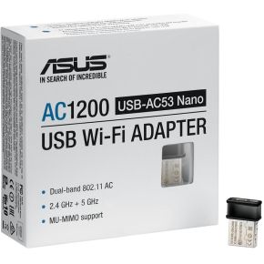 USB-AC53 Nano AC1200 Dual-Band Wi-Fi USB Adapter - afbeelding 5