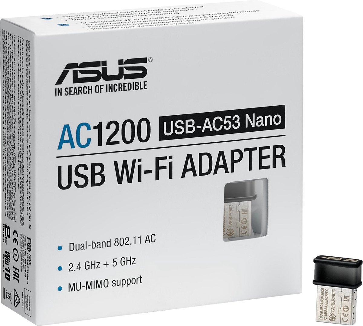 Asus Usb-Ac53 - Wifi Adapter - Ac - Zwart - afbeelding 10