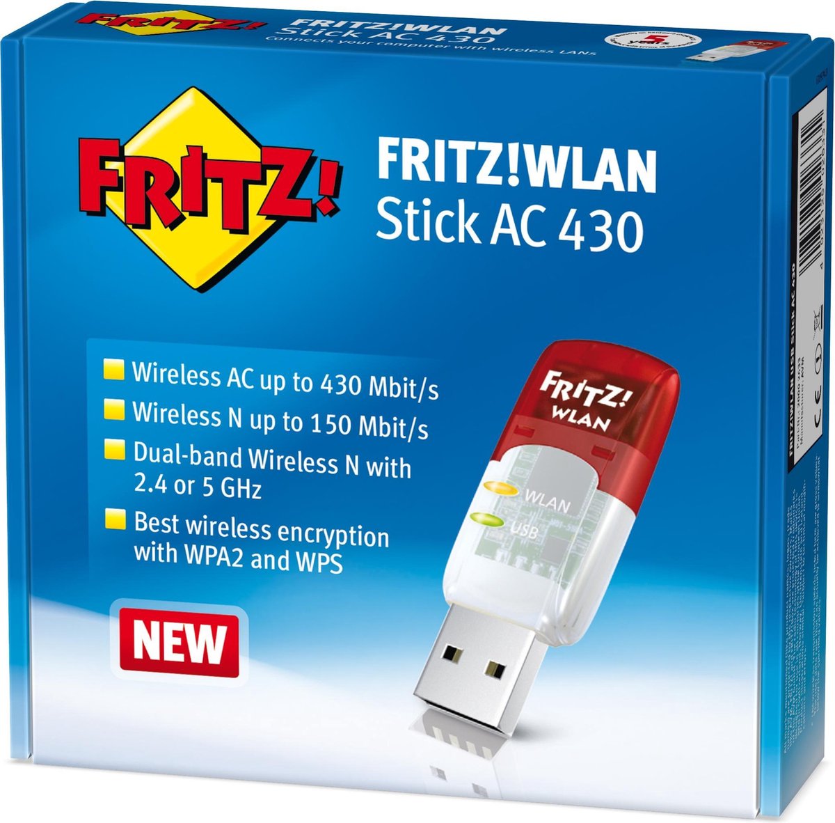 Avm Fritz!Wlan Stick Ac860 - Wifi Usb-Adapter -Ac Wifi 5 - 866 Mbps wifi adapter - afbeelding 8