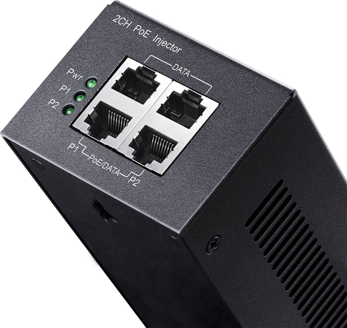 2-Channel 30W Gigabit PoE+/PoE Injector - afbeelding 3