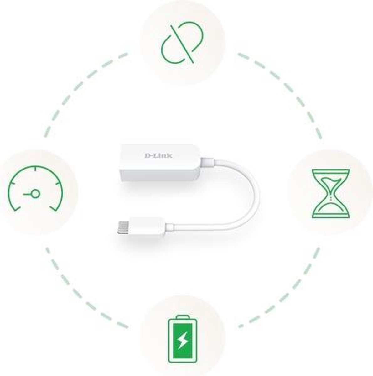 DUB-E250 USB-C to 2.5G Ethernet Adapter - afbeelding 4
