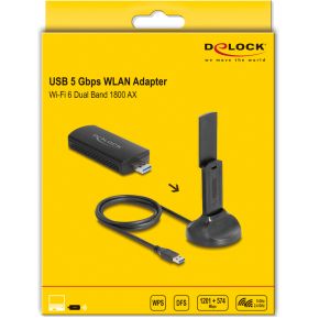 AX1800 Wi-Fi 6 Dual-Band USB Adapter - afbeelding 4