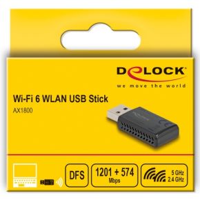 Wi-Fi 6 Dual Band WLAN USB Stick AX1800 (1201 + 574 Mbps) - afbeelding 2