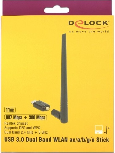 Delock usb a wlan wi fi dongle 1653802 2 orig - DeLOCK Dual-Band .0 Adapter WiFi Adapter