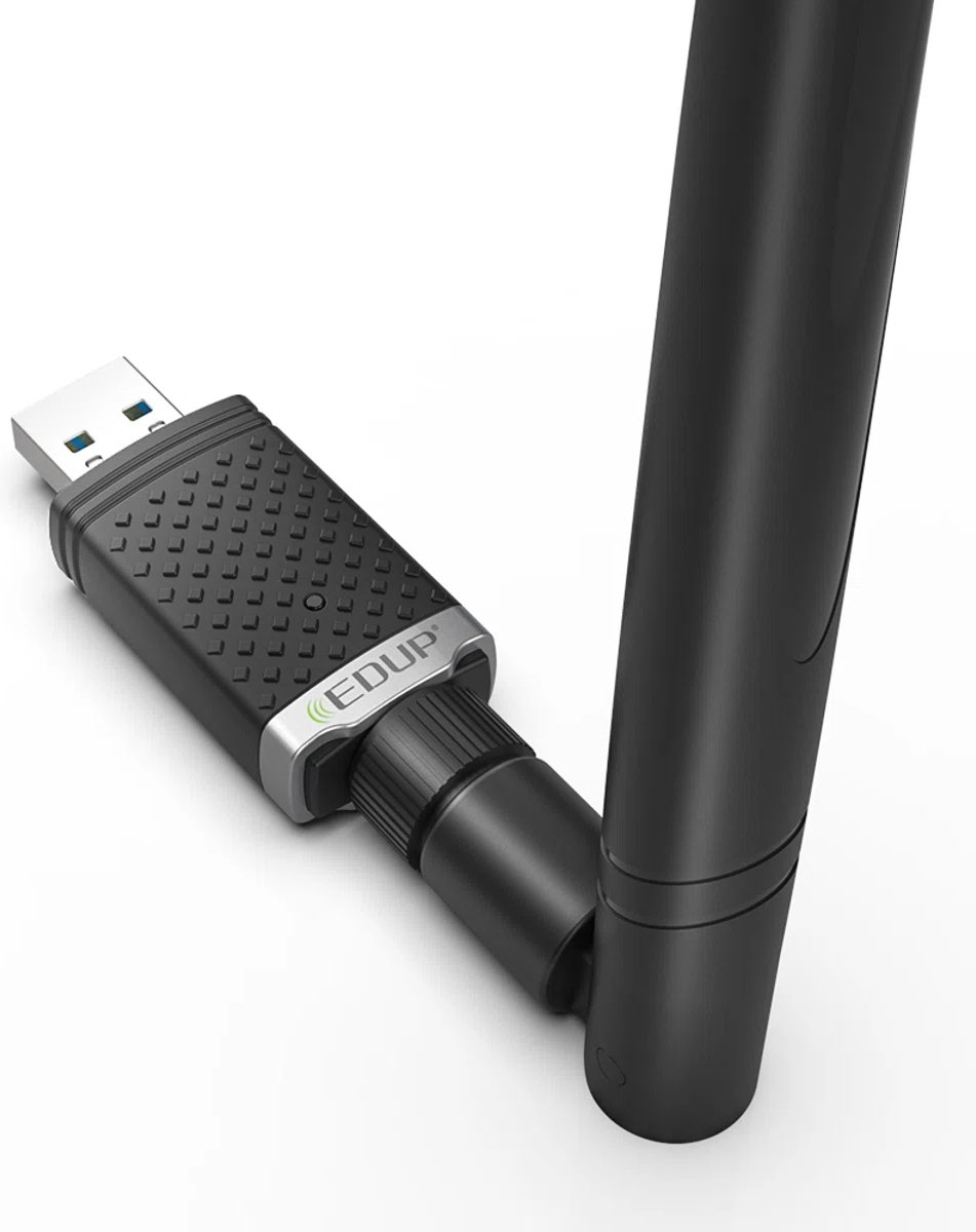 Edup 1300Mbps Wifi Adapter - 2.4Ghz/5.8Ghz Dual Band - Usb 3.0 Draadloze - afbeelding 2