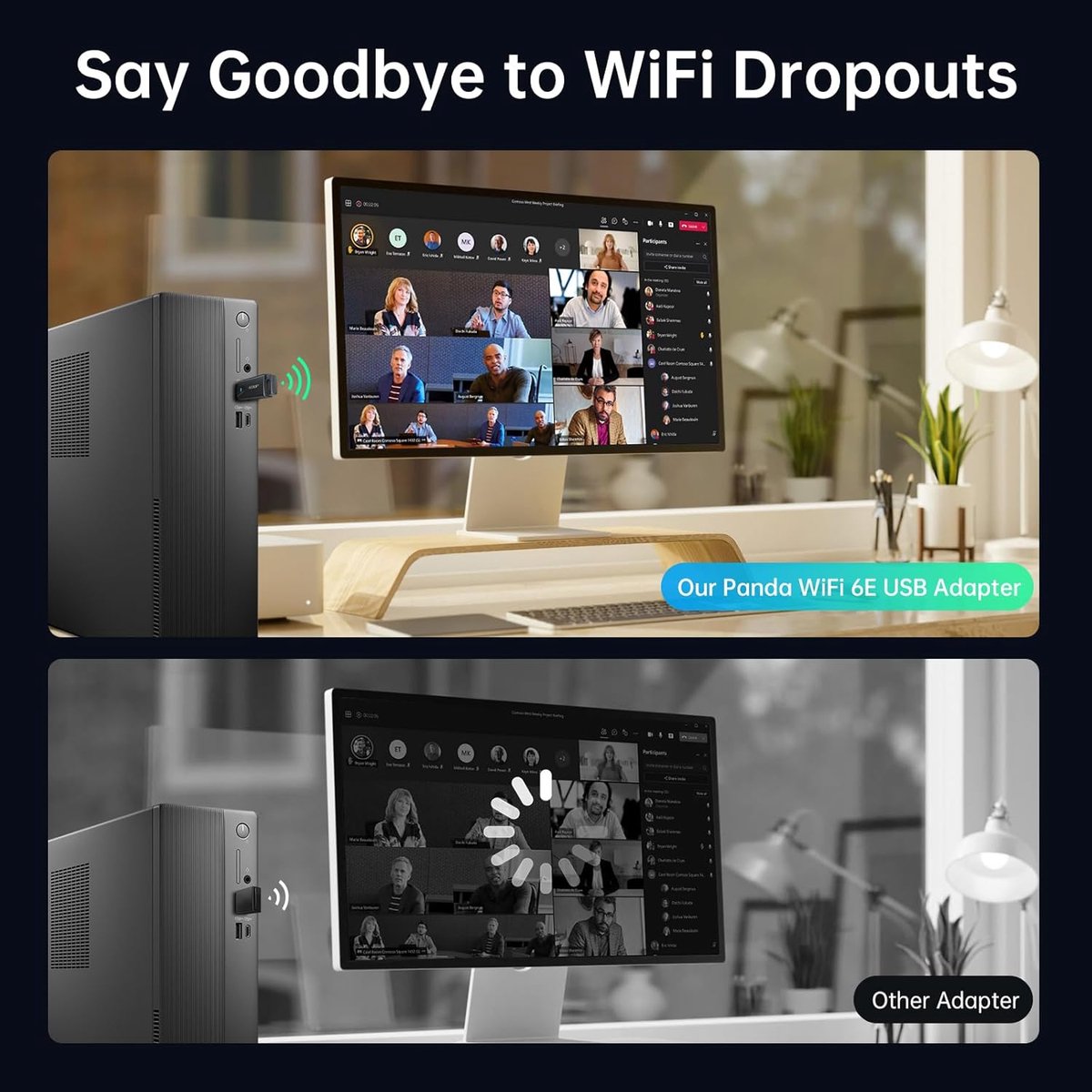 Edup Ep-Ax1678 Usb Wifi Adapter - Wifi 6E 3000 Mbps - Tri-Band 2.4/5/6 Ghz - - afbeelding 4