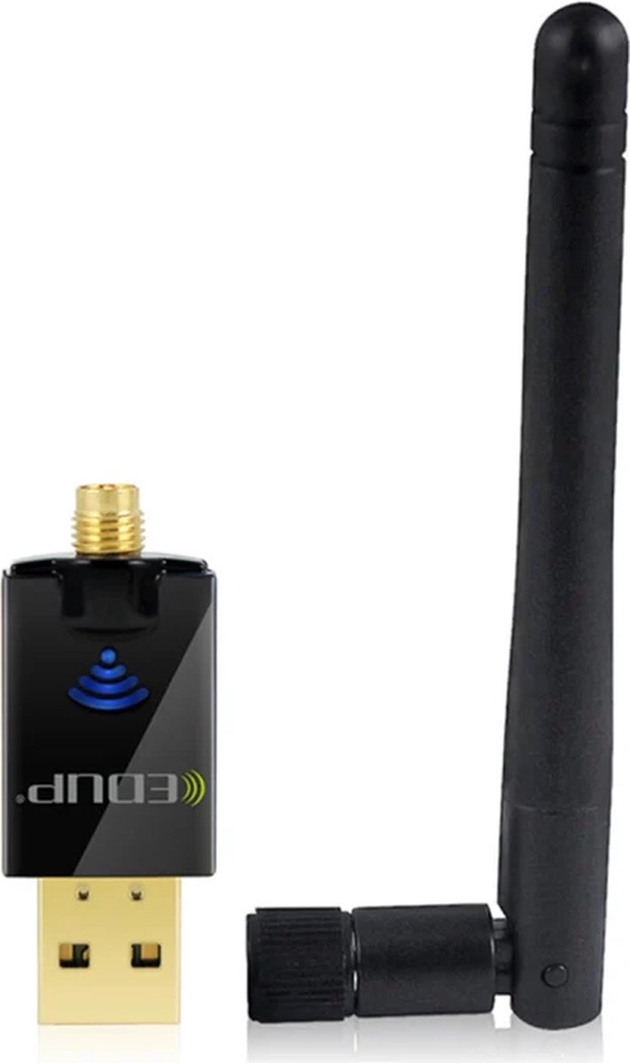 EDUP Edup Ep-Db1607 Dual-Band Wifi Adapter - 600 Mbps - Usb 2.0 - 2.4Ghz & 5Ghz - Inclusief 2Dbi Antenne