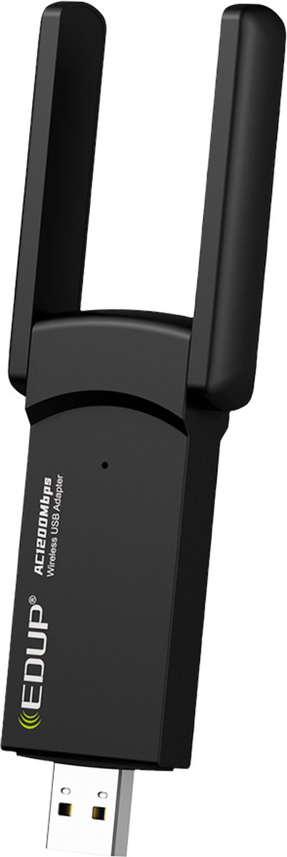 Edup - Wifi Adapter - Wifi Dongle - Wifi Antenne - Wifi Usb - Dual Antenne - - afbeelding 2