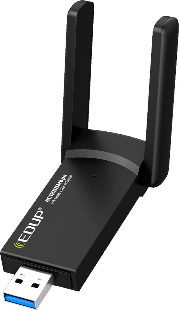 Edup - Wifi Adapter - Wifi Dongle - Wifi Antenne - Wifi Usb - Dual Antenne - - afbeelding 5