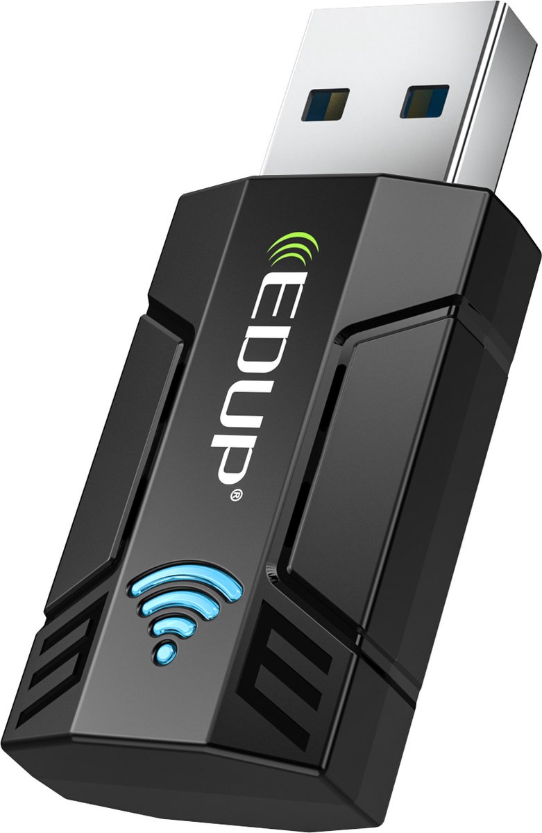 Edup - Wifi Adapter - Wifi Usb Adapter - 2.4Ghz En 5Ghz Dual Band - 1300Mbps - - afbeelding 2