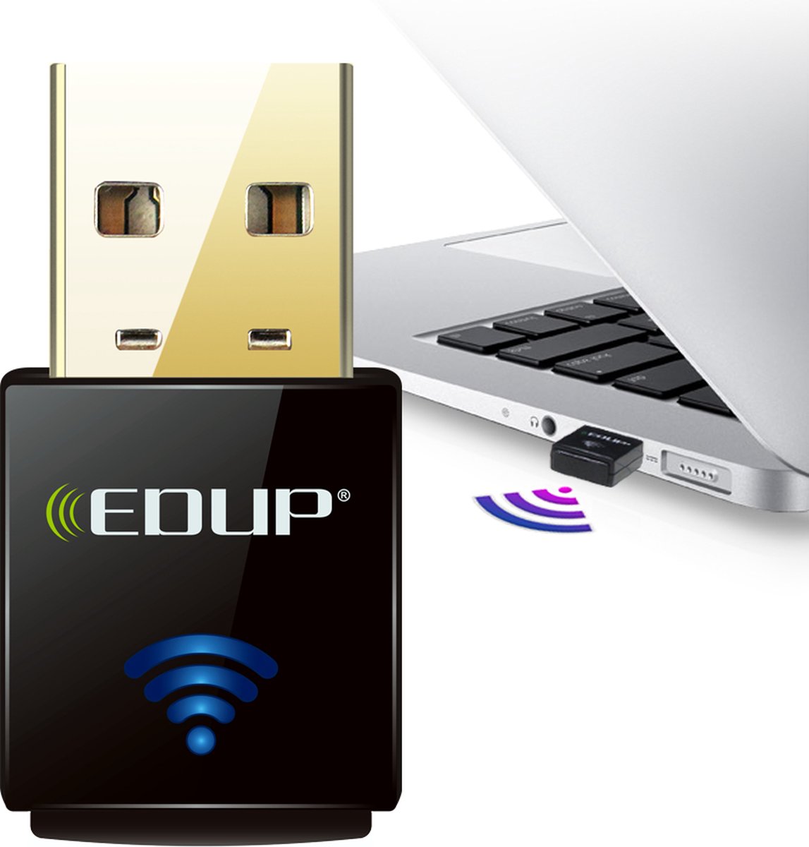 Edup - Wifi Adapter - Wifi Usb - Wireless Usb Adapter - 300 Mbps - Wifi Dongle - afbeelding 3