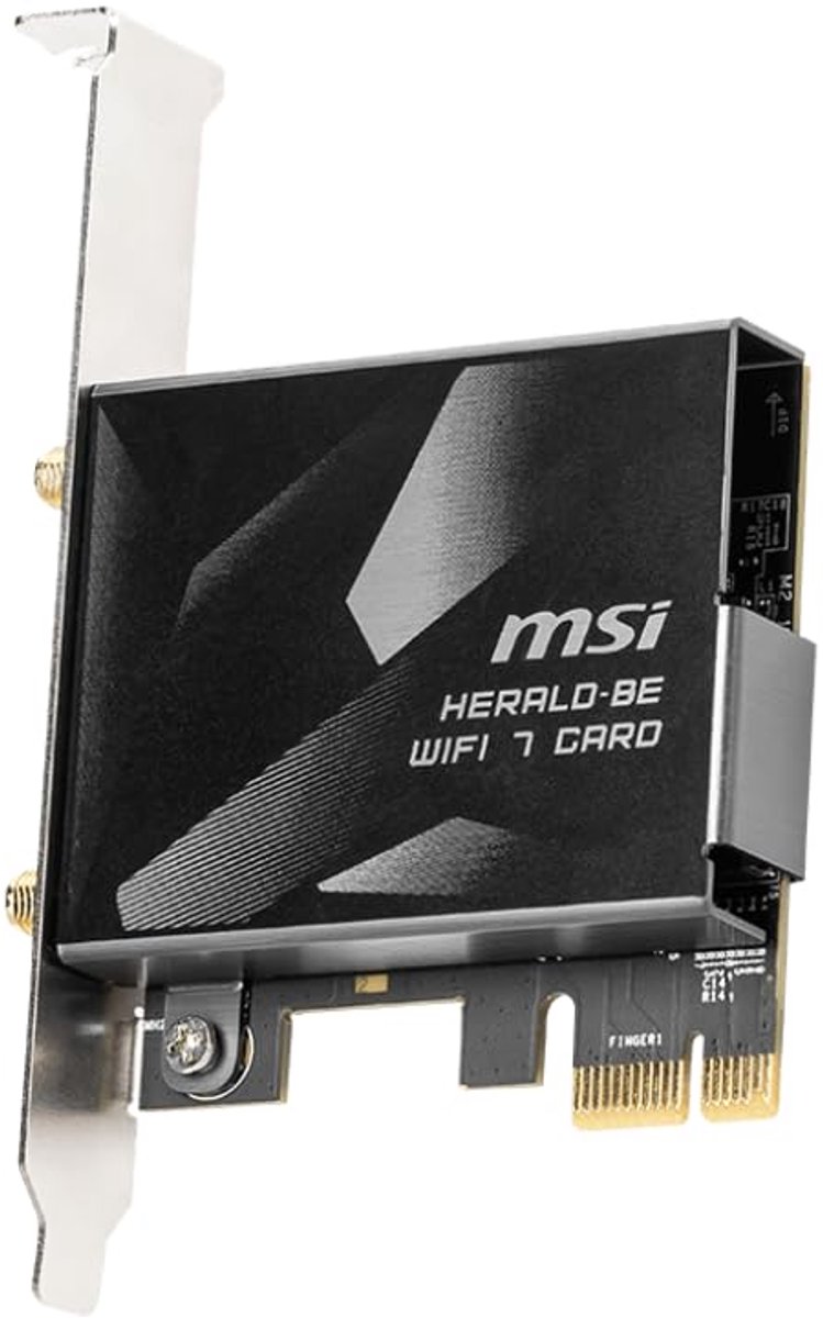 Msi Herald-Be Wi-Fi 7 Max (Wi-Fi 7, 802.11Be, Bluetooth 5.4, Pcie, Multi-Link wifi adapter - afbeelding 3